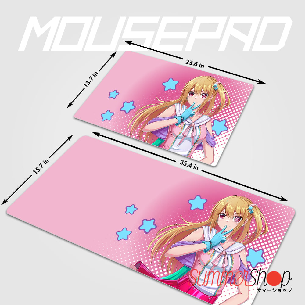 Oshi no Ko - Ai Hoshino X Ruby Hoshino Mousepad | Summershop